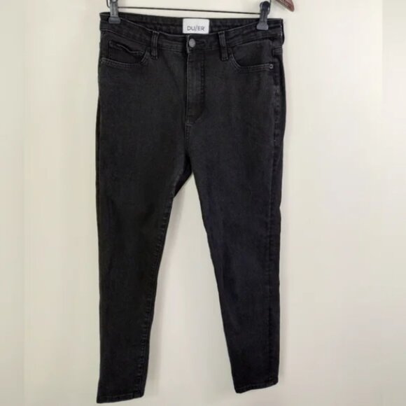 Duer Slim Fit High Rise Jeans Black Size 29 - Picture 1 of 9